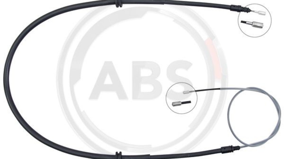 Cablu, frana de parcare spate (K15015 ABS) RENAULT