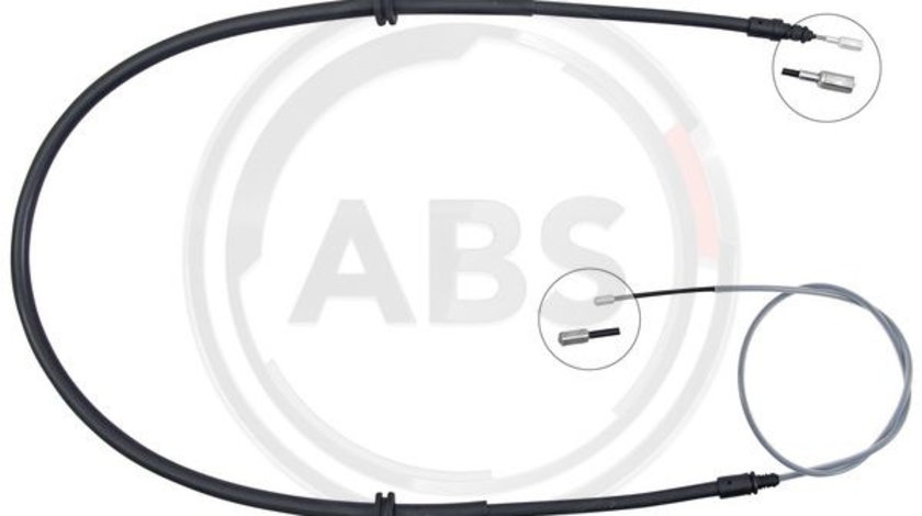 Cablu, frana de parcare spate (K15015 ABS) RENAULT