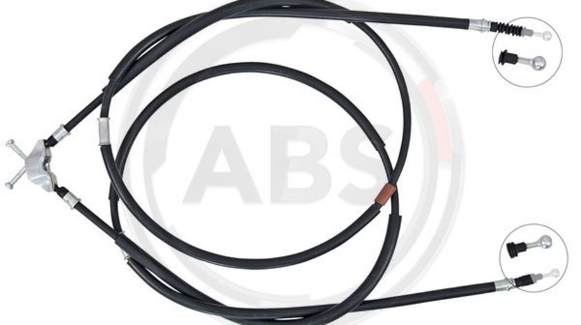 Cablu, frana de parcare spate (K16500 ABS) OPEL