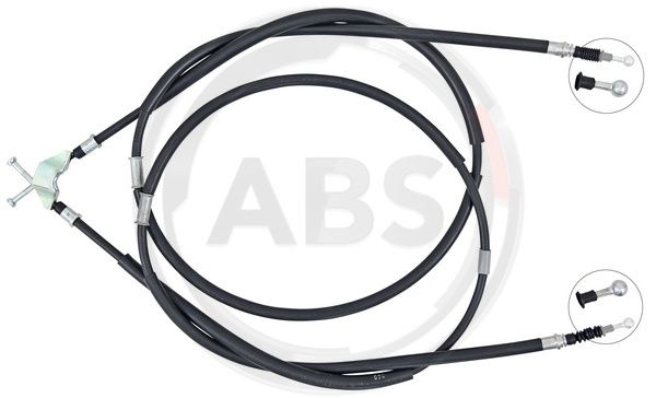 Cablu, frana de parcare spate (K16501 ABS) OPEL