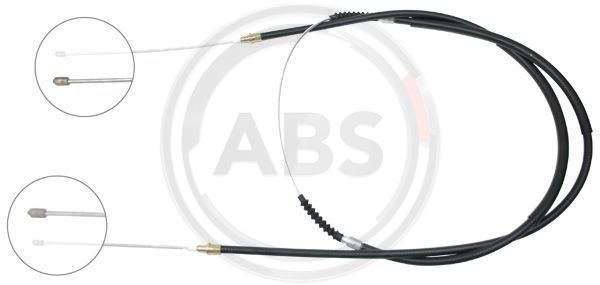 Cablu, frana de parcare spate (K16835 ABS) Citroen,FIAT,PEUGEOT