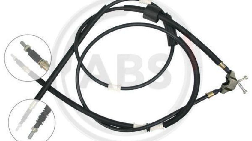 Cablu, frana de parcare spate (K17135 ABS) OPEL,VAUXHALL
