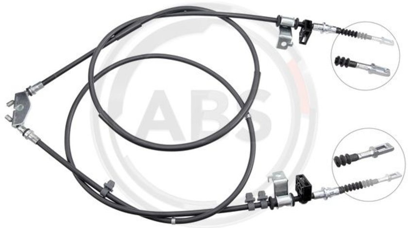 Cablu, frana de parcare spate (K17250 ABS) FORD