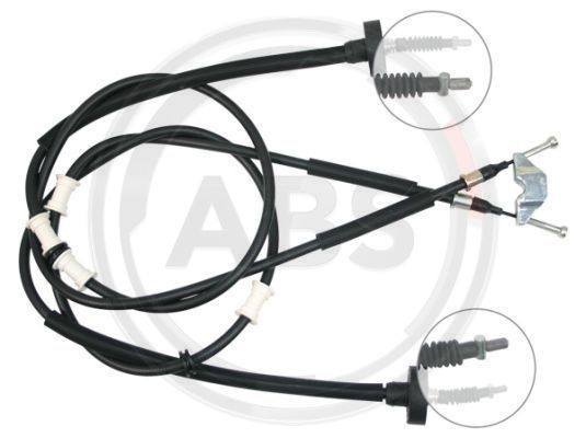 Cablu, frana de parcare spate (K17305 ABS) OPEL,VAUXHALL