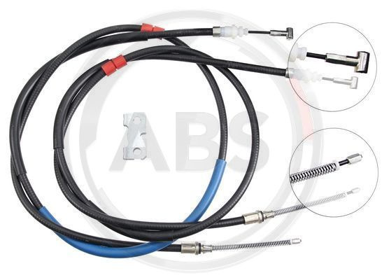 Cablu, frana de parcare spate (K17385 ABS) FORD