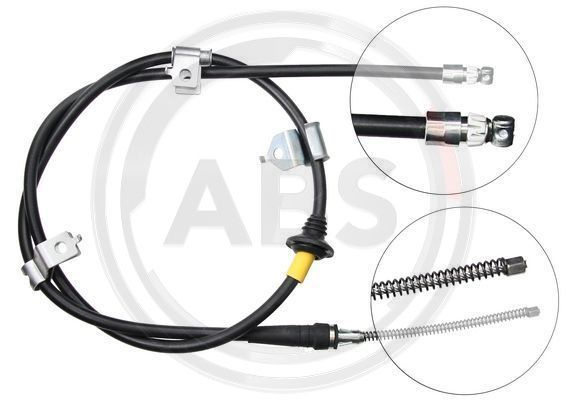 Cablu, frana de parcare spate (K19378 ABS) KIA