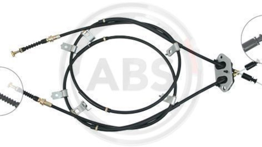 Cablu, frana de parcare spate (K19605 ABS) MAZDA