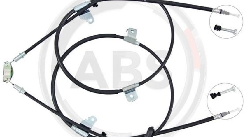 Cablu, frana de parcare spate (K19896 ABS) CHEVROLET,OPEL,VAUXHALL