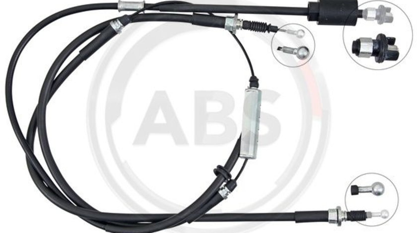Cablu, frana de parcare spate (K19926 ABS) OPEL,VAUXHALL