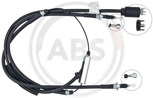 Cablu, frana de parcare spate (K19946 ABS) OPEL,VAUXHALL