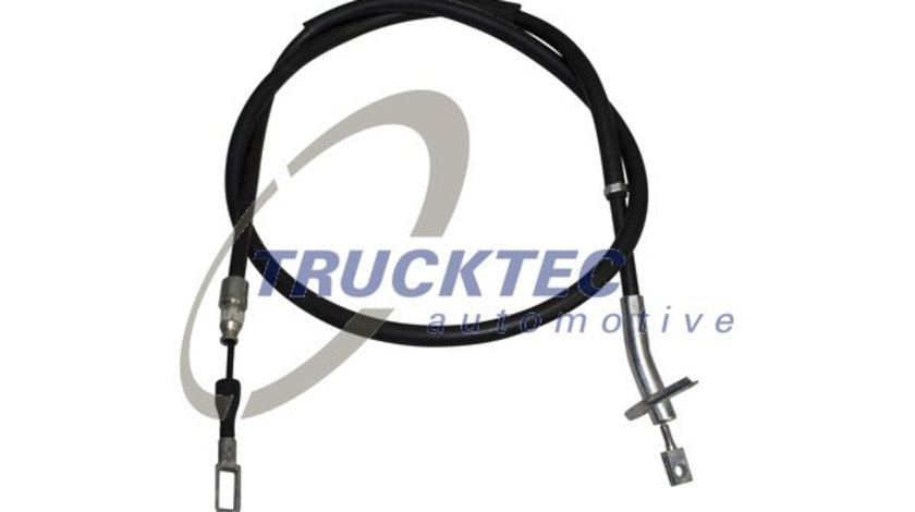 Cablu, frana de parcare spate stanga (0235262 TRUCKTEC) MERCEDES-BENZ,VW