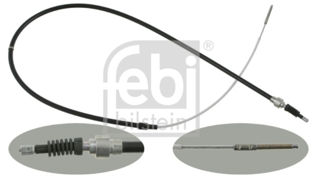 Cablu, frana de parcare spate stanga (14234 FEBI BILSTEIN) VW