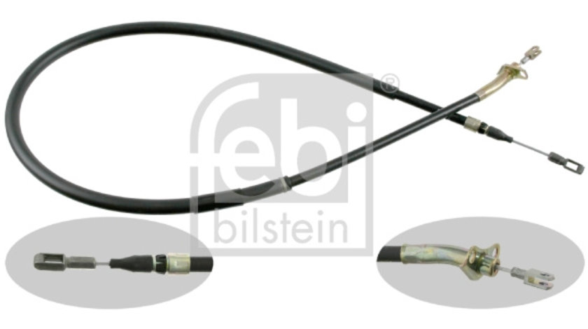 Cablu, frana de parcare spate stanga (21263 FEBI BILSTEIN) DODGE,MERCEDES-BENZ,VW