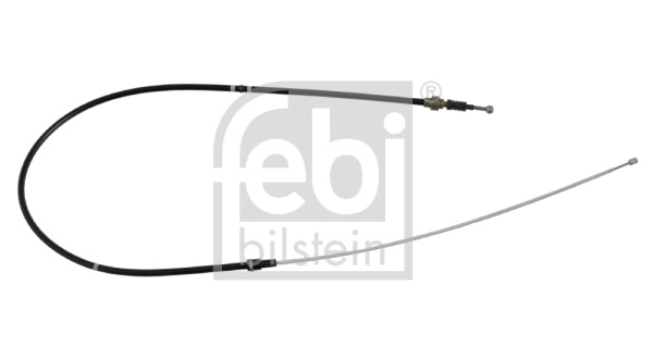 Cablu, frana de parcare spate stanga (24518 FEBI BILSTEIN) SEAT,SKODA,VW