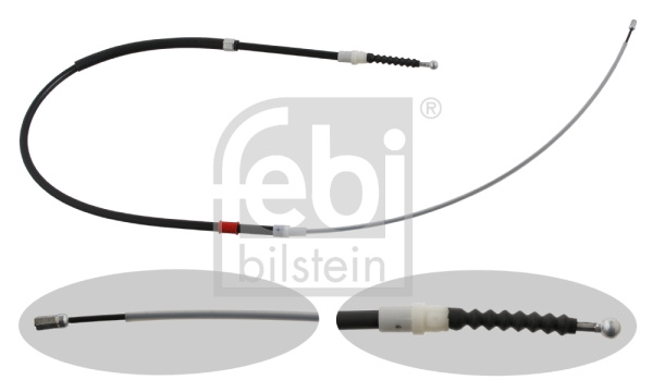 Cablu, frana de parcare spate stanga (30766 FEBI BILSTEIN) VW