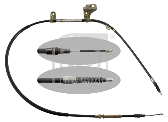 Cablu, frana de parcare spate stanga (32464 FEBI BILSTEIN) VW