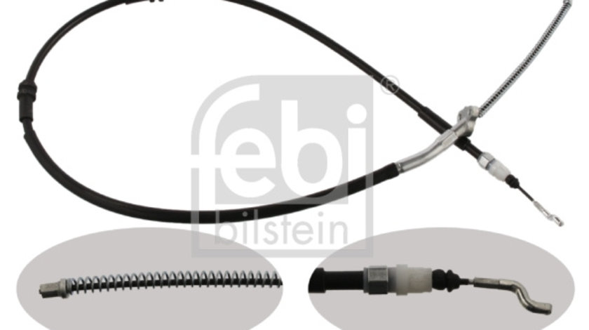 Cablu, frana de parcare spate stanga (36712 FEBI BILSTEIN) VW
