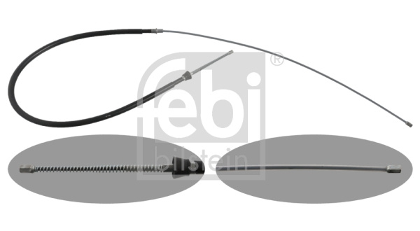 Cablu, frana de parcare spate stanga (48331 FEBI BILSTEIN) SKODA