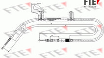 Cablu, frana de parcare spate stanga (FBS02063 FTE...