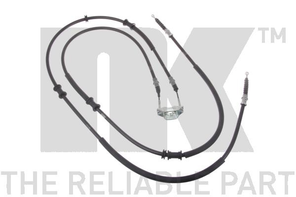 Cablu, frana de parcare stanga (9036143 NK) OPEL,VAUXHALL