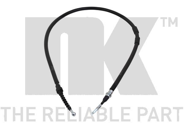 Cablu, frana de parcare stanga (9047143 NK) SEAT,VW