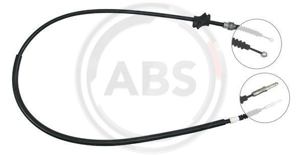 Cablu, frana de parcare stanga (K10167 ABS) AUDI