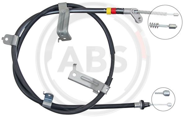 Cablu, frana de parcare stanga (K10183 ABS) NISSAN