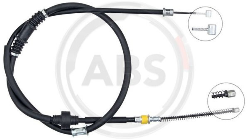 Cablu, frana de parcare stanga (K10223 ABS) MITSUBISHI