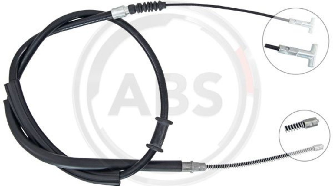 Cablu, frana de parcare stanga (K10567 ABS) FIAT