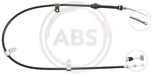 Cablu, frana de parcare stanga (K10697 ABS) HONDA