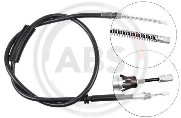 Cablu, frana de parcare stanga (K10735 ABS) FORD