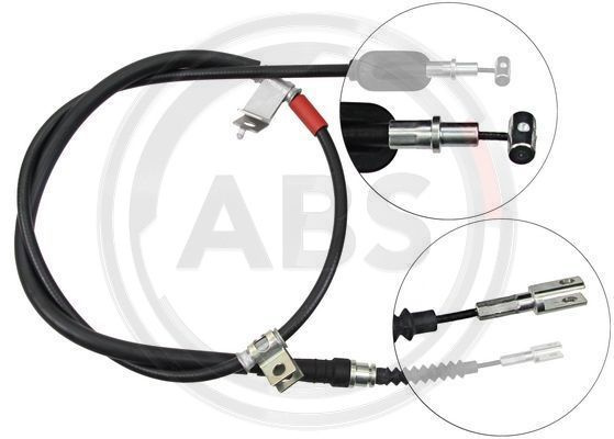 Cablu, frana de parcare stanga (K10757 ABS) HONDA