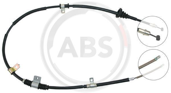 Cablu, frana de parcare stanga (K10907 ABS) HYUNDAI