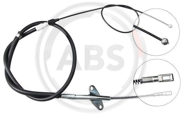 Cablu, frana de parcare stanga (K11317 ABS) MERCEDES-BENZ