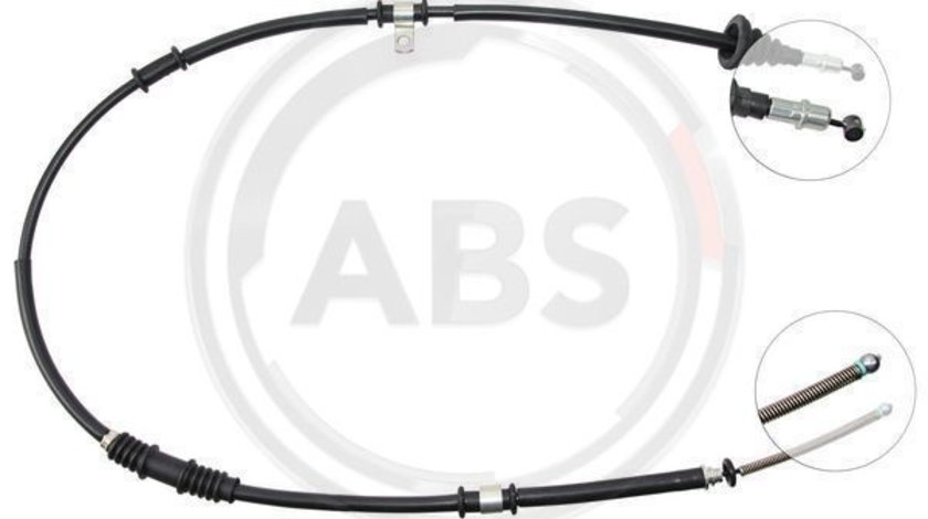 Cablu, frana de parcare stanga (K11337 ABS) MITSUBISHI