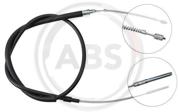 Cablu, frana de parcare stanga (K11416 ABS) SEAT,VW