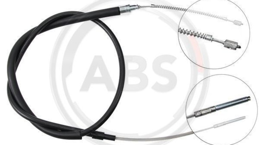 Cablu, frana de parcare stanga (K11416 ABS) SEAT,VW
