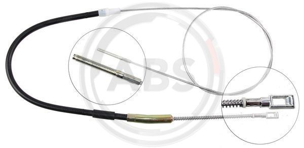 Cablu, frana de parcare stanga (K11476 ABS) VW