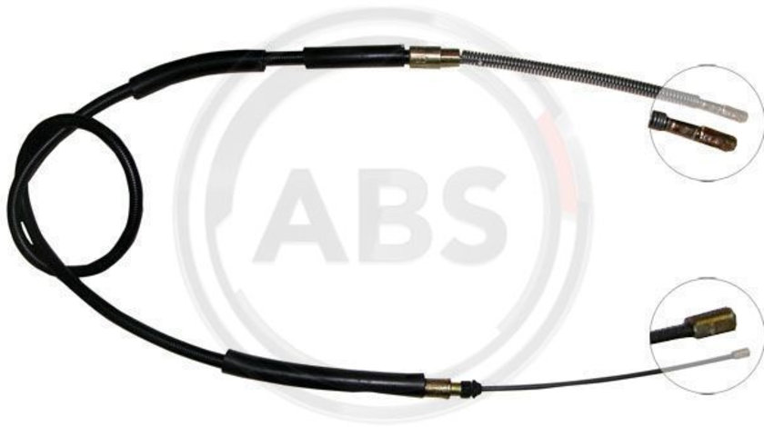Cablu, frana de parcare stanga (K11566 ABS) VW