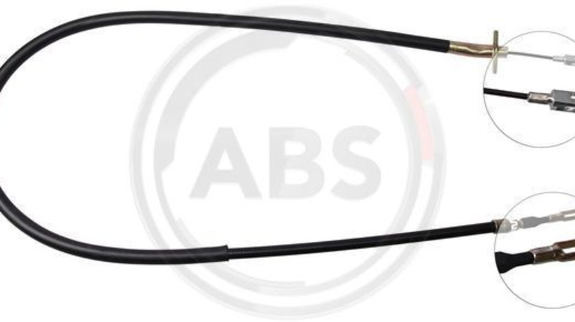 Cablu, frana de parcare stanga (K11866 ABS) MERCEDES-BENZ,VW