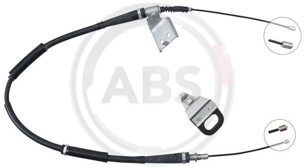 Cablu, frana de parcare stanga (K11937 ABS) NISSAN