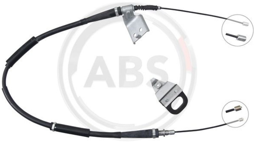 Cablu, frana de parcare stanga (K11937 ABS) NISSAN