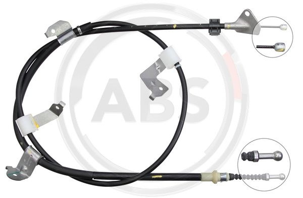 Cablu, frana de parcare stanga (K12072 ABS) TOYOTA