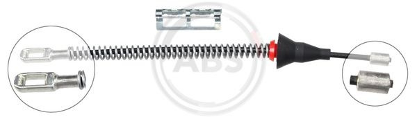 Cablu, frana de parcare stanga (K12076 ABS) OPEL,VAUXHALL
