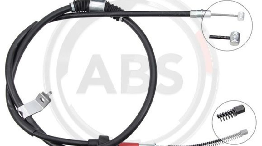 Cablu, frana de parcare stanga (K12085 ABS) MITSUBISHI