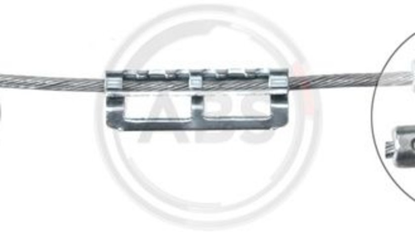 Cablu, frana de parcare stanga (K12096 ABS) CHEVROLET,HYUNDAI,OPEL,VAUXHALL