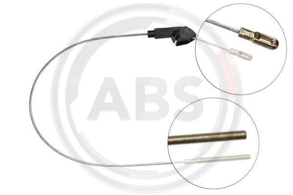 Cablu, frana de parcare stanga (K12137 ABS) OPEL,VAUXHALL