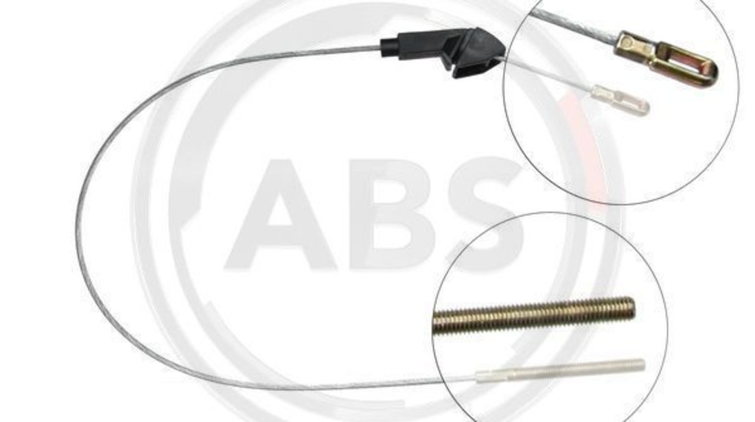 Cablu, frana de parcare stanga (K12137 ABS) OPEL,VAUXHALL