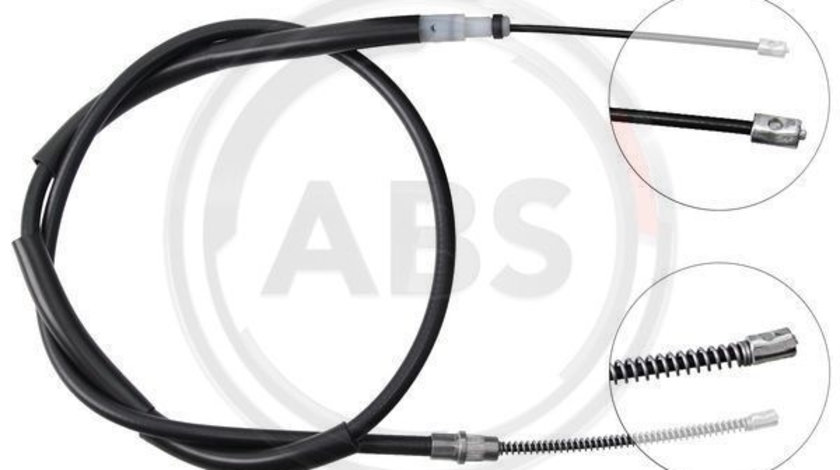 Cablu, frana de parcare stanga (K12147 ABS) PEUGEOT