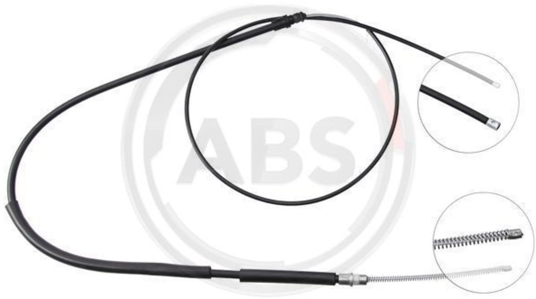 Cablu, frana de parcare stanga (K12387 ABS) RENAULT